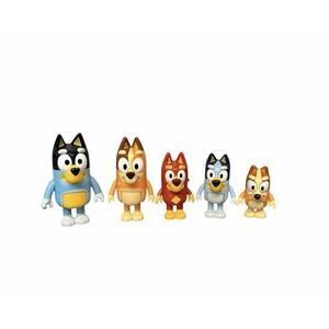 Bluey Toy Figure Lot Disney Jr. 2.5”-3.5” Bandit, Chilli, Muffin, Bluey & Rusty